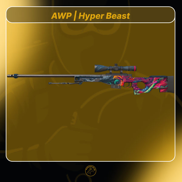 — 1707 AWP | Hyper Beast  (Well-Worn)