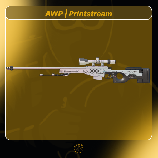 — 1607 AWP | Printstream (Well-Worn)